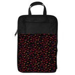 Pattern Ha Ha Ha  Abstract Black Dark Doodle Hahaha Pattern Physco Foldable Shoe Storage Bag