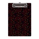 Pattern Ha Ha Ha  Abstract Black Dark Doodle Hahaha Pattern Physco A5 Acrylic Clipboard