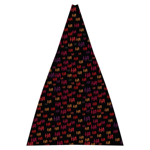 Pattern Ha Ha Ha  Abstract Black Dark Doodle Hahaha Pattern Physco Automatic Folding Umbrella with Case (Large) from ArtsNow.com 13.71 x19.92  Umbrella - 1