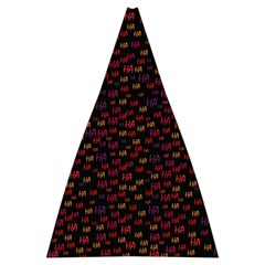 Pattern Ha Ha Ha  Abstract Black Dark Doodle Hahaha Pattern Physco Automatic Folding Umbrella with Case (Large) from ArtsNow.com 13.71 x19.92  Umbrella - 5