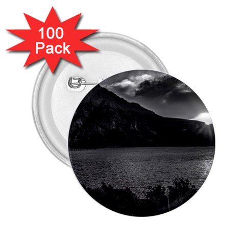 Nahuel huapi lake and andes range mountains landscape, bariloche, argentina 2.25  Buttons (100 pack)  from ArtsNow.com Front