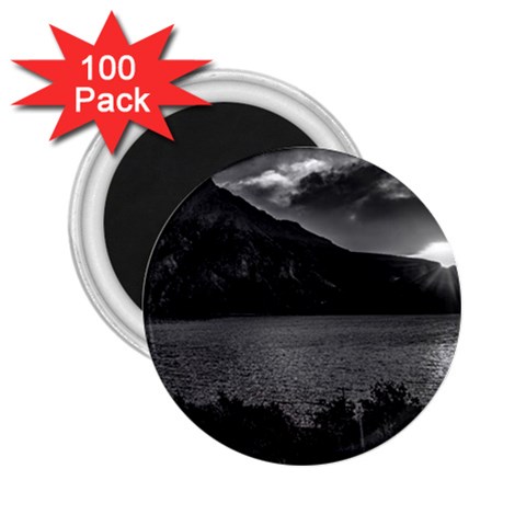 Nahuel huapi lake and andes range mountains landscape, bariloche, argentina 2.25  Magnets (100 pack)  from ArtsNow.com Front