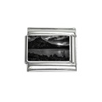 Nahuel huapi lake and andes range mountains landscape, bariloche, argentina Italian Charm (9mm)