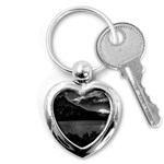 Nahuel huapi lake and andes range mountains landscape, bariloche, argentina Key Chain (Heart)