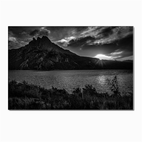 Nahuel huapi lake and andes range mountains landscape, bariloche, argentina Postcard 4 x 6  (Pkg of 10) from ArtsNow.com Front