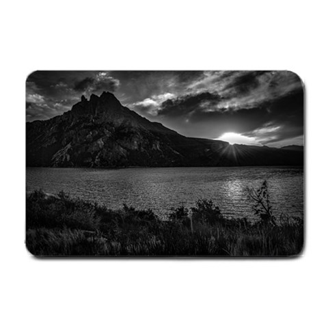 Nahuel huapi lake and andes range mountains landscape, bariloche, argentina Small Doormat from ArtsNow.com 24 x16  Door Mat