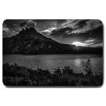 Nahuel huapi lake and andes range mountains landscape, bariloche, argentina Large Doormat