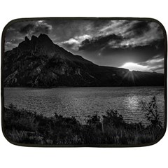 Nahuel huapi lake and andes range mountains landscape, bariloche, argentina Two Sides Fleece Blanket (Mini) from ArtsNow.com 35 x27  Blanket Front