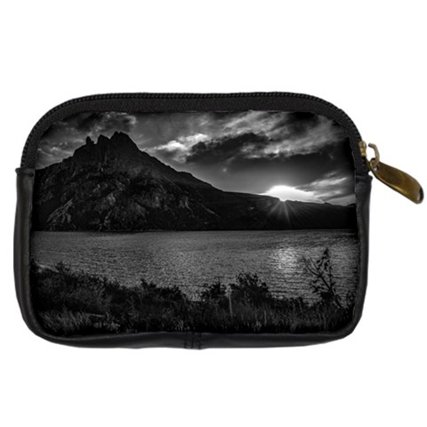 Nahuel huapi lake and andes range mountains landscape, bariloche, argentina Digital Camera Leather Case from ArtsNow.com Back