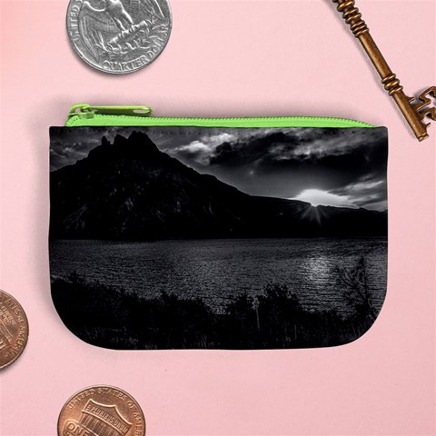 Nahuel huapi lake and andes range mountains landscape, bariloche, argentina Mini Coin Purse from ArtsNow.com Front