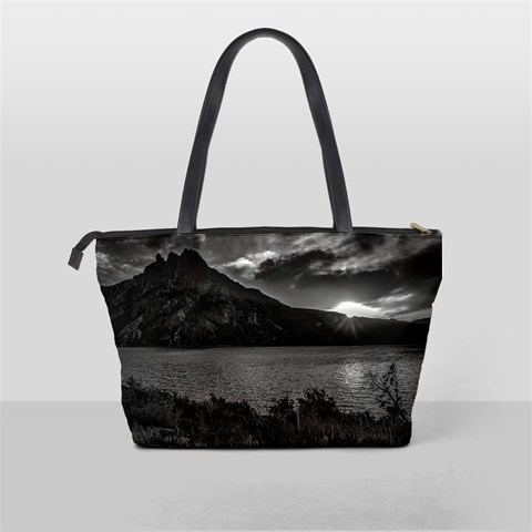 Nahuel huapi lake and andes range mountains landscape, bariloche, argentina Classic Shoulder Handbag from ArtsNow.com Back