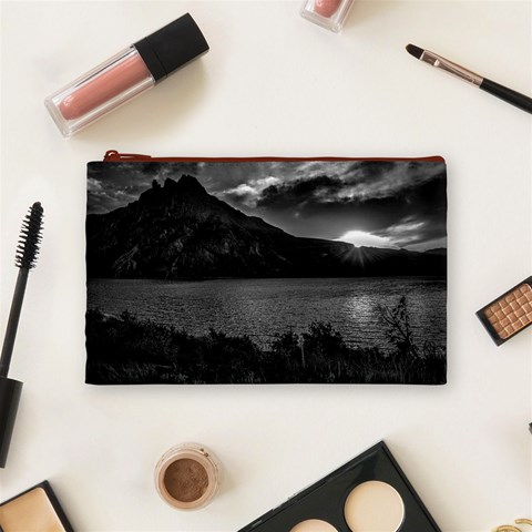 Nahuel huapi lake and andes range mountains landscape, bariloche, argentina Cosmetic Bag (Medium) from ArtsNow.com Front