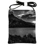 Nahuel huapi lake and andes range mountains landscape, bariloche, argentina Shoulder Sling Bag