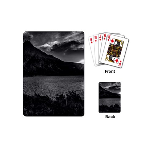 Nahuel huapi lake and andes range mountains landscape, bariloche, argentina Playing Cards Single Design (Mini) from ArtsNow.com Back