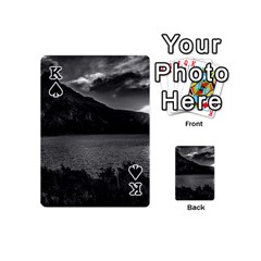 King Nahuel huapi lake and andes range mountains landscape, bariloche, argentina Playing Cards 54 Designs (Mini) from ArtsNow.com Front - SpadeK