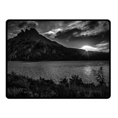 Nahuel huapi lake and andes range mountains landscape, bariloche, argentina Two Sides Fleece Blanket (Small) from ArtsNow.com 45 x34  Blanket Front