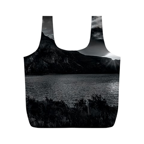 Nahuel huapi lake and andes range mountains landscape, bariloche, argentina Full Print Recycle Bag (M) from ArtsNow.com Front