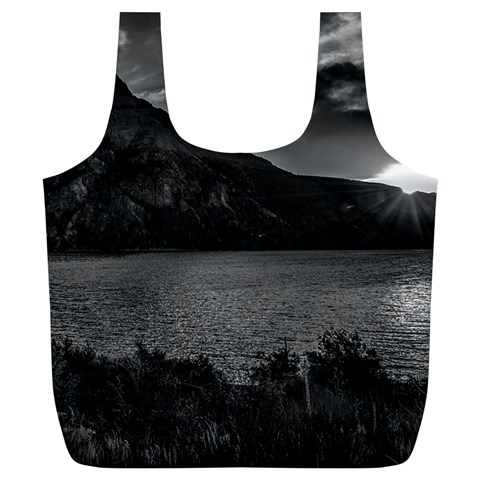 Nahuel huapi lake and andes range mountains landscape, bariloche, argentina Full Print Recycle Bag (XL) from ArtsNow.com Front