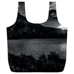 Nahuel huapi lake and andes range mountains landscape, bariloche, argentina Full Print Recycle Bag (XL) from ArtsNow.com Back