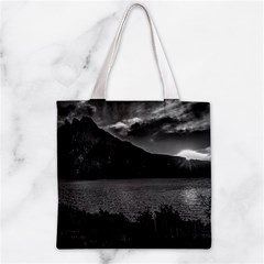 Nahuel huapi lake and andes range mountains landscape, bariloche, argentina Zipper Grocery Tote Bag from ArtsNow.com Back