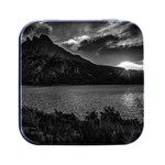 Nahuel huapi lake and andes range mountains landscape, bariloche, argentina Square Metal Box (Black)