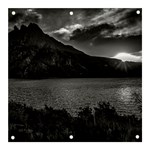 Nahuel huapi lake and andes range mountains landscape, bariloche, argentina Banner and Sign 3  x 3 