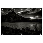 Nahuel huapi lake and andes range mountains landscape, bariloche, argentina Banner and Sign 6  x 4 