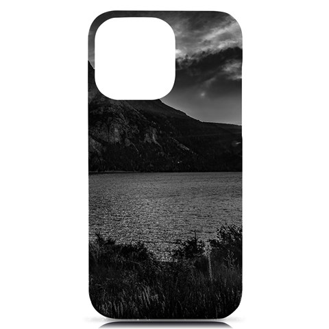 Nahuel huapi lake and andes range mountains landscape, bariloche, argentina iPhone 14 Pro Max Black UV Print PC Hardshell Case from ArtsNow.com Front