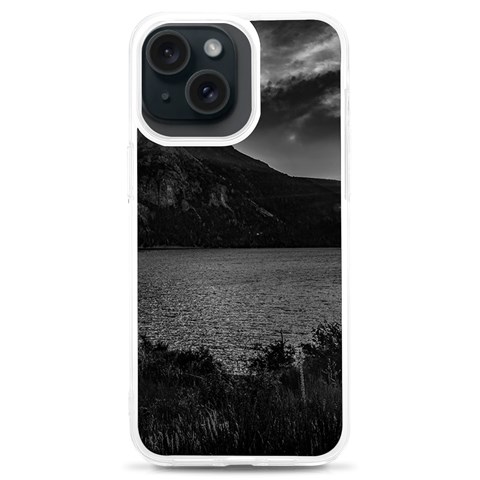 Nahuel huapi lake and andes range mountains landscape, bariloche, argentina iPhone 15 Plus TPU UV Print Case from ArtsNow.com Front