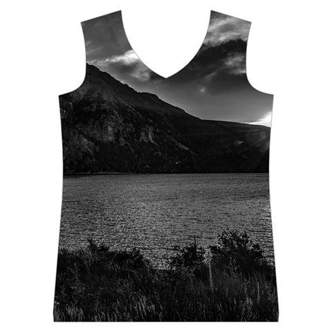 Nahuel huapi lake and andes range mountains landscape, bariloche, argentina Women s Basketball Tank Top from ArtsNow.com Front