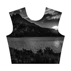 Nahuel huapi lake and andes range mountains landscape, bariloche, argentina Cotton Crop Top from ArtsNow.com Front