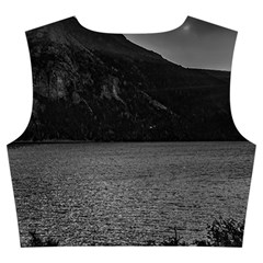 Nahuel huapi lake and andes range mountains landscape, bariloche, argentina Trumpet Sleeve Cropped Top from ArtsNow.com Back