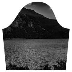 Nahuel huapi lake and andes range mountains landscape, bariloche, argentina Trumpet Sleeve Cropped Top from ArtsNow.com Sleeve Right