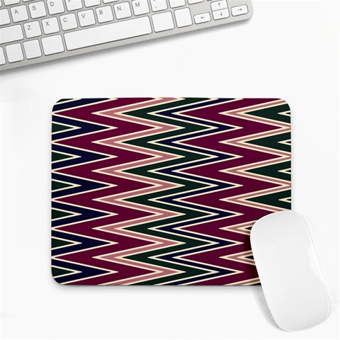 Pattern Zigzag Stripe Design Small Mousepad from ArtsNow.com Front