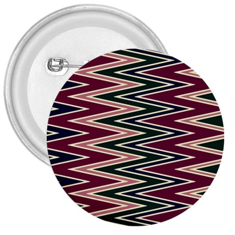 Pattern Zigzag Stripe Design 3  Buttons from ArtsNow.com Front