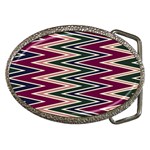 Pattern Zigzag Stripe Design Belt Buckles