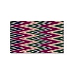 Pattern Zigzag Stripe Design Sticker (Rectangular)