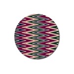 Pattern Zigzag Stripe Design Magnet 3  (Round)