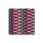 Pattern Zigzag Stripe Design Square Magnet