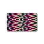 Pattern Zigzag Stripe Design Magnet (Name Card)