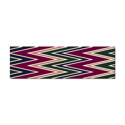 Pattern Zigzag Stripe Design Sticker Bumper (10 pack) from ArtsNow.com Front