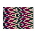 Pattern Zigzag Stripe Design Sticker A4 (10 pack)