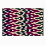 Pattern Zigzag Stripe Design Postcard 4 x 6  (Pkg of 10)