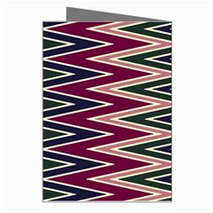 Pattern Zigzag Stripe Design Greeting Card from ArtsNow.com Right