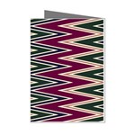 Pattern Zigzag Stripe Design Mini Greeting Cards (Pkg of 8)