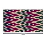 Pattern Zigzag Stripe Design Business Card Holder