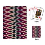 Pattern Zigzag Stripe Design Playing Cards Single Design (Rectangle)