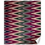 Pattern Zigzag Stripe Design Canvas 8  x 10 