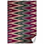 Pattern Zigzag Stripe Design Canvas 12  x 18 