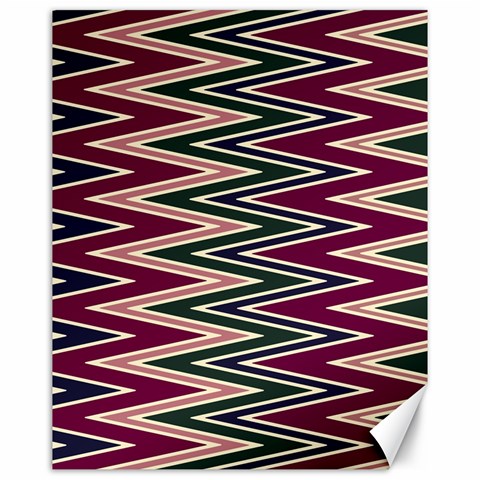 Pattern Zigzag Stripe Design Canvas 16  x 20  from ArtsNow.com 15.75 x19.29  Canvas - 1